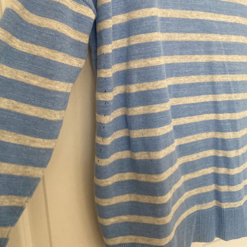 Vineyard Vines | Relaxed Striped 100% Cotton Sweater - Picture 4 of 6